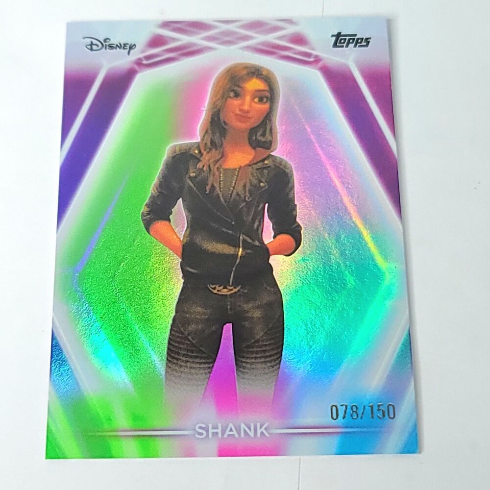 Shank Topps 2026 Disney Neon Holo Parallel Refractor Limited 078/150